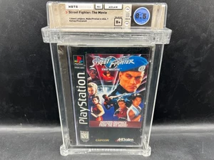 Street Fighter The Movie Long Box PS1 WATA 8.5 B+ SELLADO DE FÁBRICA RARO VGA - Imagen 1 de 6