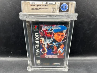 Street Fighter The Movie Long Box PS1 WATA 8.5 B+ FACTORY SEALED RARE VGA - Image 1 of 4