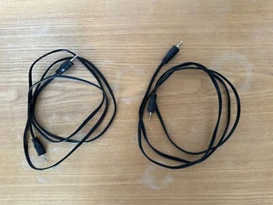 Pair of Stereo mini jack to mini jack 3.5mm Audio cable Lead - 1.5m - Picture 1 of 2