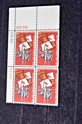 US 1965    5c    FLORIDA  S 1271   PLATE BLOCK w #     MNH - Image 1 of 4
