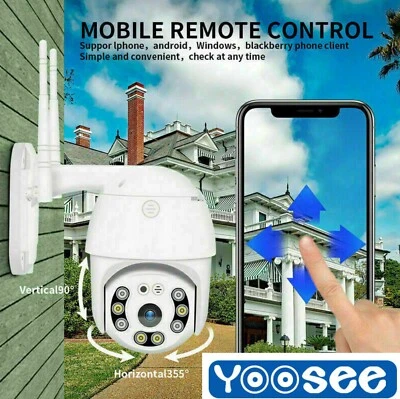 TELECAMERA SORVEGLIANZA PTZ IP IMPERMEABILE CAMERA WIRELESS ESTERNO ZOOM IP66 - Immagine 1 di 4