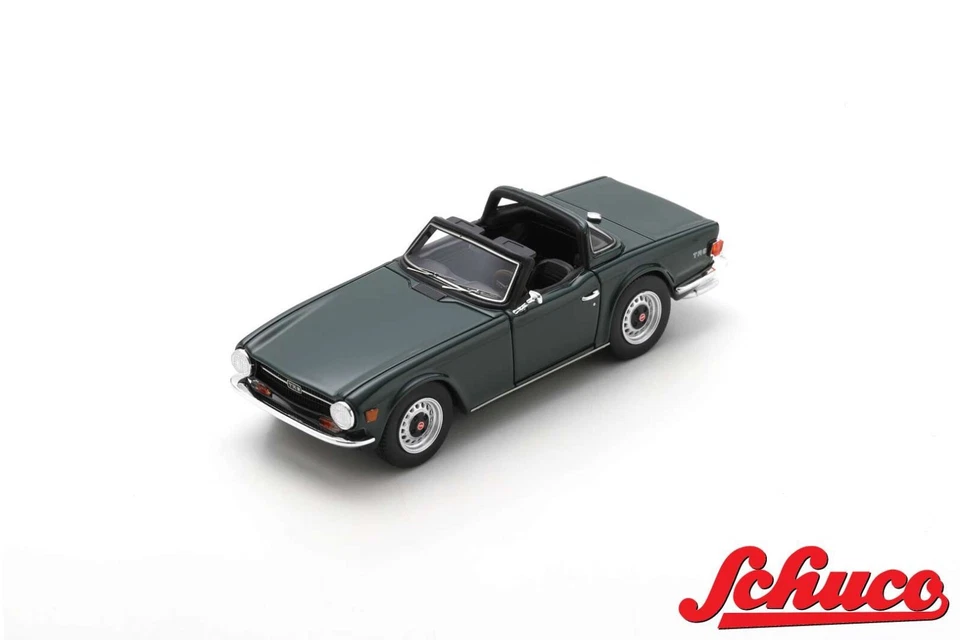 Schuco 450913000 1/43 Triumph TR6 зеленый как новый в коробке/новый - Изображение 1 из 1