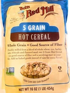 Bob's Red Mill 5 Grain Rolled Hot Cereal, 16 Oz - Picture 1 of 3