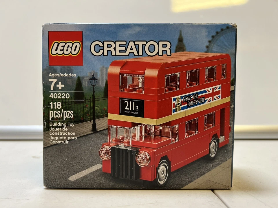 @ LEGO Creator London Bus 40220 New in Sealed Box 118 Pcs - Image 1 of 4