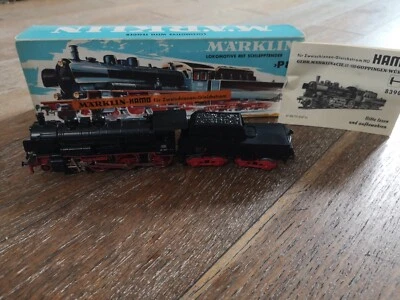 MARKLIN HAMO  "LOCOMOTIVA VAPORE BR 38 1807" OTTIMA BOX ORIGINALE - Immagine 1 di 4