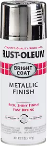 7718830 Stops Rust Bright Coat Metallic Spray Paint, 11 Ounce (Pack of 1), Chrom - Picture 1 of 11
