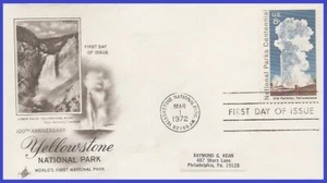USA4 #1453 ADDR ARTCRAFT FDC Old Faithful Yellowstone Park - Imagen 1 de 1