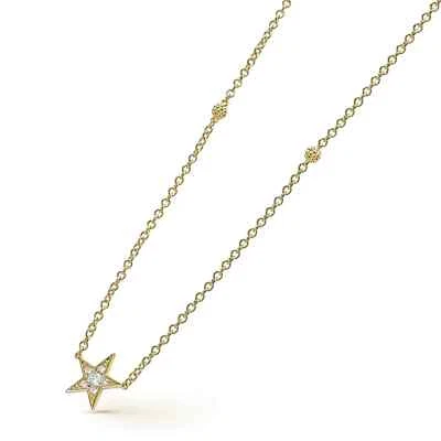 Collar Cadena Estrella Diamante y Oro 18K Caviar Signature LAGOS Foto 1 de 4