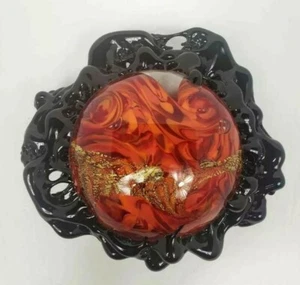 Pisapapeles de vidrio fundido Mortara 2009 RARO - Gran calidad y diseño - Firmado - Imagen 1 de 8