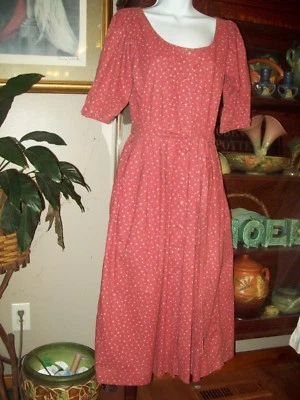  Vintage Calico Civil War Pioneer Costume size S Titanic Music Man, Work Dress - Image 1 of 4