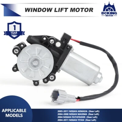 Window Lift Motor Fits For Nissan Armada Maxima Pathfinder Titan Rear Left Side - Image 1 of 4