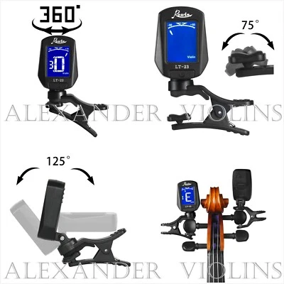 NEW(2020)Quality Mini Clip On Tuner Digital Guitar Bass Ukulele Violin,US SELLER