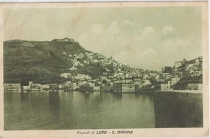 1937 GREECE LEROS ISLAND AEGEAN S. MARINA ITALIAN EMPLOIMENT - Picture 1 of 2
