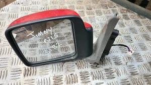 SUZUKI JIMNY WING MIRROR N/S LEFT PASSENGER 2005 - 2018 RED ELECTRIC - Picture 1 of 4
