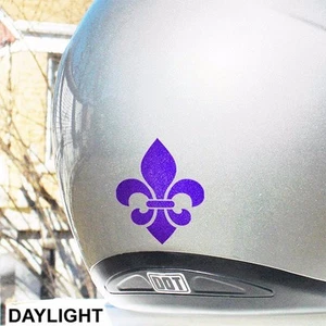 Fleur de Lis Reflective Decal for your Bike, Motorcycle, and Helmet #180R - Imagen 1 de 5