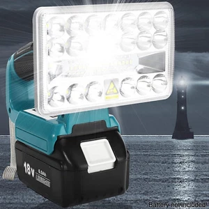 2000LM LED-Arbeitsleuchte für Makita 18V LXT Li-Ion Akku 18W Cordless Tool Light - Bild 1 von 8