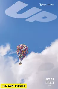 Up (2009) Movie Poster 11x17 Disney Pixar Animated - Picture 1 of 1