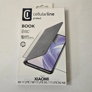 Cellularline Book Case for Xiaomi Mi 11 Lite / 11 Lite 5G / 5G NE – Black - Picture 1 of 5