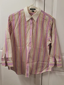 Lauren Ralph Lauren Damen Bluse Gr: XL Knopf Mehrfarbig Knopf Bunt - Bild 1 von 12