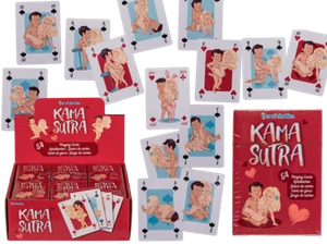 KAMA SUTRA PLAYING CARDS SEXY NAUGHTY FUNNY JOKE WOMENS MENS ADULT BIRTHDAY GIFT - Picture 1 of 3