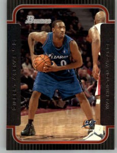 2003-04 Bowman Chrome #92 Gilbert Arenas Wizards 