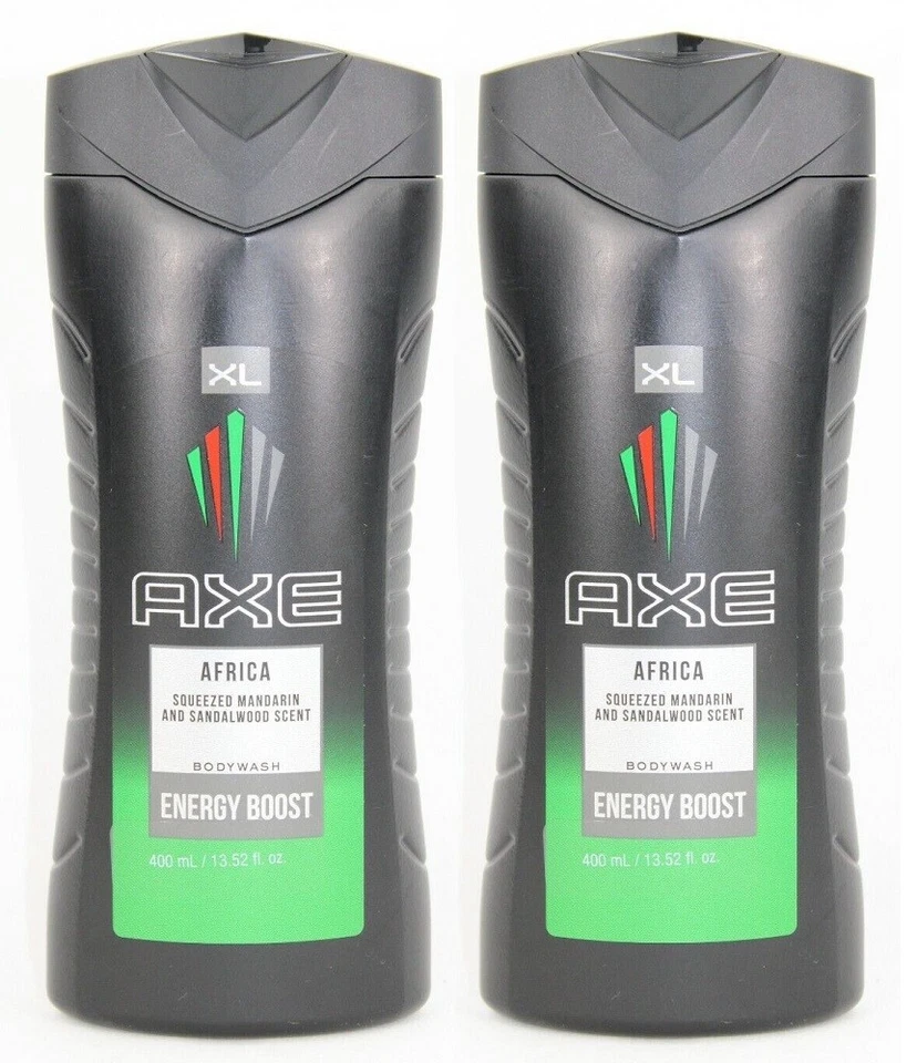 Gel de ducha Axe Africa (2 quilates) - aroma a mandarina y sándalo - 13,52 fl oz Foto 1 de 1