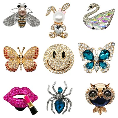 ONLINE CHARMS Krokusschuh Charms Jibbitz Bling Strass Kristall Diamant funkelndes Metall Gold