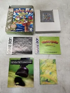 Nintendo Gameboy Wario Land: Super Mario Land 3 CIB Box and Manual Authentic  - Picture 1 of 11