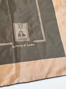Vintage BURBERRY Ladies Silk Scarf Square 73.5cm / 29inch Burberrys of London - Picture 1 of 6