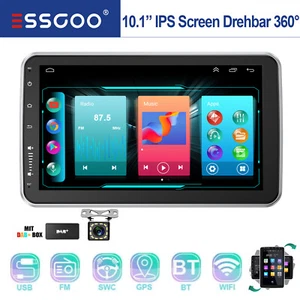 1 DIN Autoradio Mit Navigation Bildschirm Android 13 KAM Drehbarer 10'' 16G +DAB - Bild 1 von 14