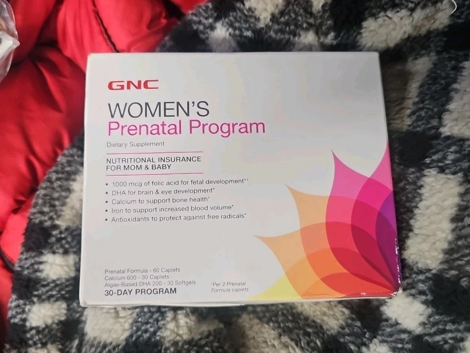 GNC Mujeres PROGRAMA PRENATAL 30 Días Programa Juego de 3 Botellas caducado 25/09 Foto 1 de 3