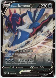 UR-01 Holo Hisuian Samurott V 101/189 Ultra Rare SWSH10: Astral Radiance - Picture 1 of 1
