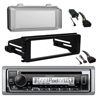 Receptor de CD Bluetooth, cubierta, kit de control de manillar, kit de instalación Harley 98-2013 Foto 1 de 4