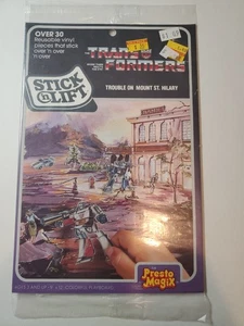1984 Stick n' Lift Presto Magix Transformers Trouble On Mt St Hilary Sealed Set - Bild 1 von 10