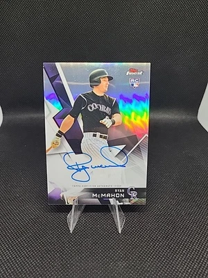 2018 Ryan McMahon Topps Finest RC AUTO Yankees  - Image 1 of 2
