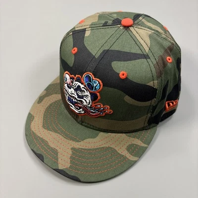 SFC x NMC Camo Panda New Era 59Fifty Fitted Hat 7 3/4 - HTF - Image 1 of 4