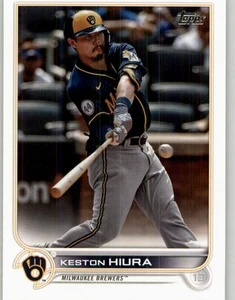 2022 Topps Keston Hiura #265 Milwaukee Brewers - Picture 1 of 2