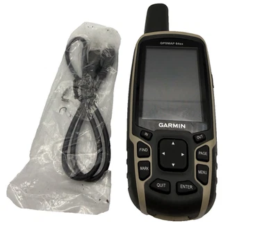 Garmin GPSMAP 64sx Handheld GPS w/ Altimeter Compass & Topoactive Maps Hiking - Image 1 of 4