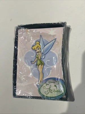 Caja de Hadas Disney de Hadas Campanilla Hada Navidad Tarjetas de Vacaciones Caja Abierta Foto 1 de 4