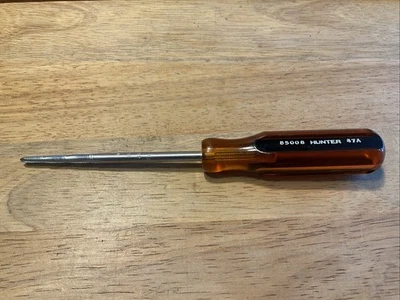 老式 Hunter 工具 6 英寸锥形管铰刀工具型号 85008 47A — 第 1/4 张图片