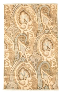 Hand Knotted Area Rug 3'11" x 6'2" Traditional Oriental Wool Carpet - Picture 1 of 9