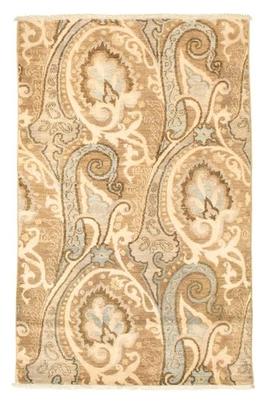 Hand Knotted Area Rug 3'11" x 6'2" Traditional Oriental Wool Carpet - Image 1 of 4