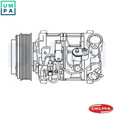 COMPRESSOR AIR CONDITIONING CS20545 FOR N47 D20 C 2.0L N20B20A/B20B 2.0L 4cyl - Image 1 of 4