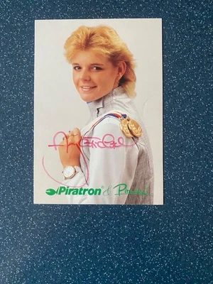 Autogrammkarte   Anja Fichtel    Fechten   signiert - Bild 1 von 4