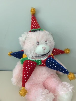 Collar y sombrero de Halloween para bufón de corte de mascotas disfraz perro pequeño gato hecho a mano  Foto 1 de 4