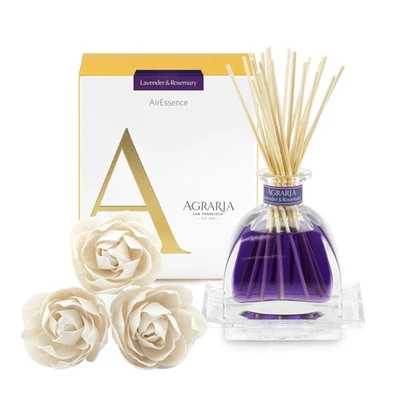 AirEssence Flower and Reed Diffuser Set, Handmade Sola Flower Botanical Home ... - Image 1 of 4