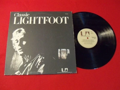 GORDON LIGHTFOOT 1971 HITS LP "CLASSIC LIGHTFOOT" ON FOLK ROCK VINTAGE VINYL! - Image 1 of 4