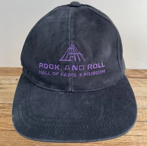 Gorra de Museo Salón de la Fama del Rock and Roll Gorra Ajustable SnapBack Negra Púrpura - Imagen 1 de 12