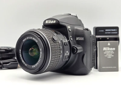 [MINT / 6.6k shots] Nikon D5000 Digital SLR Camera + 18-55mm Lens Kit From Japan - Image 1 of 4