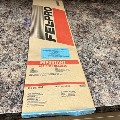 🇺🇸  Fel-Pro MS 90110-1 Blue Stripe Intake Manifold Set! Free Shipping! 🇺🇸 - Image 1 of 2